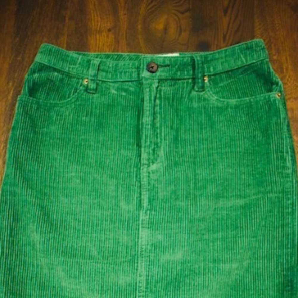 Rachel Antonoff Hillary Pencil Skirt (Emerald)